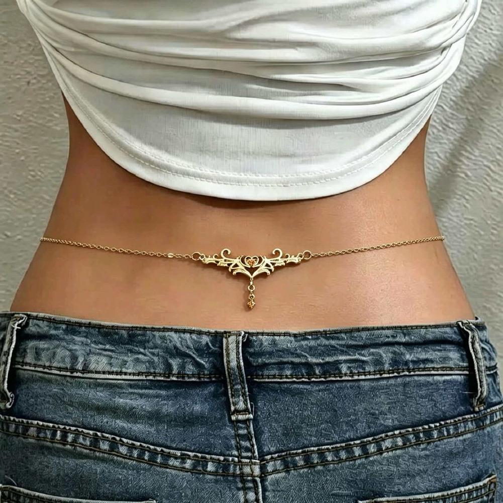 Body Jewellery - Gotycki Łańcuszek na Pas dla Kobiet,