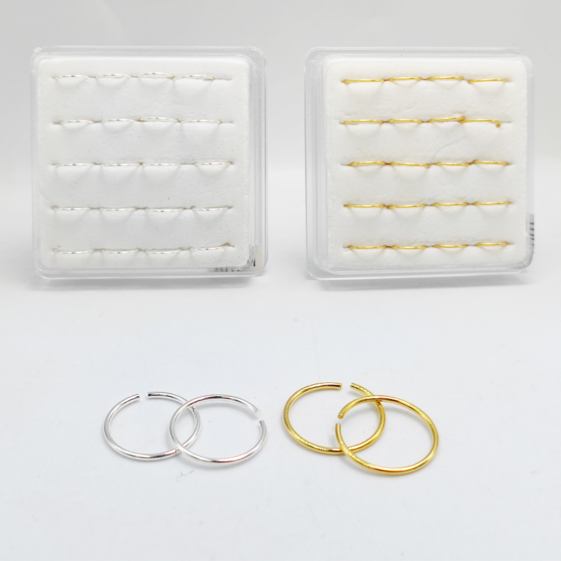 Helix Cartilage Ring - 925 sterling silver kolczyk w nosie