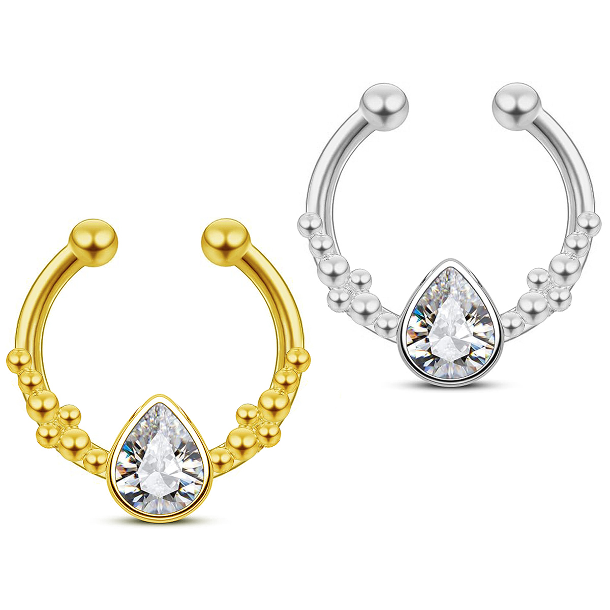 Helix Cartilage Ring - Pierścień do septum ze stali nierdzewnej