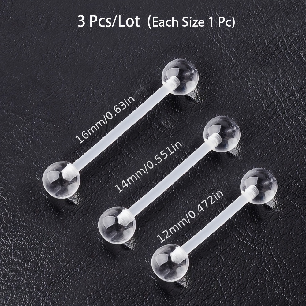 Body Jewelry In Store - 3 sztuk/zestaw (każdy rozmiar 1 szt.)