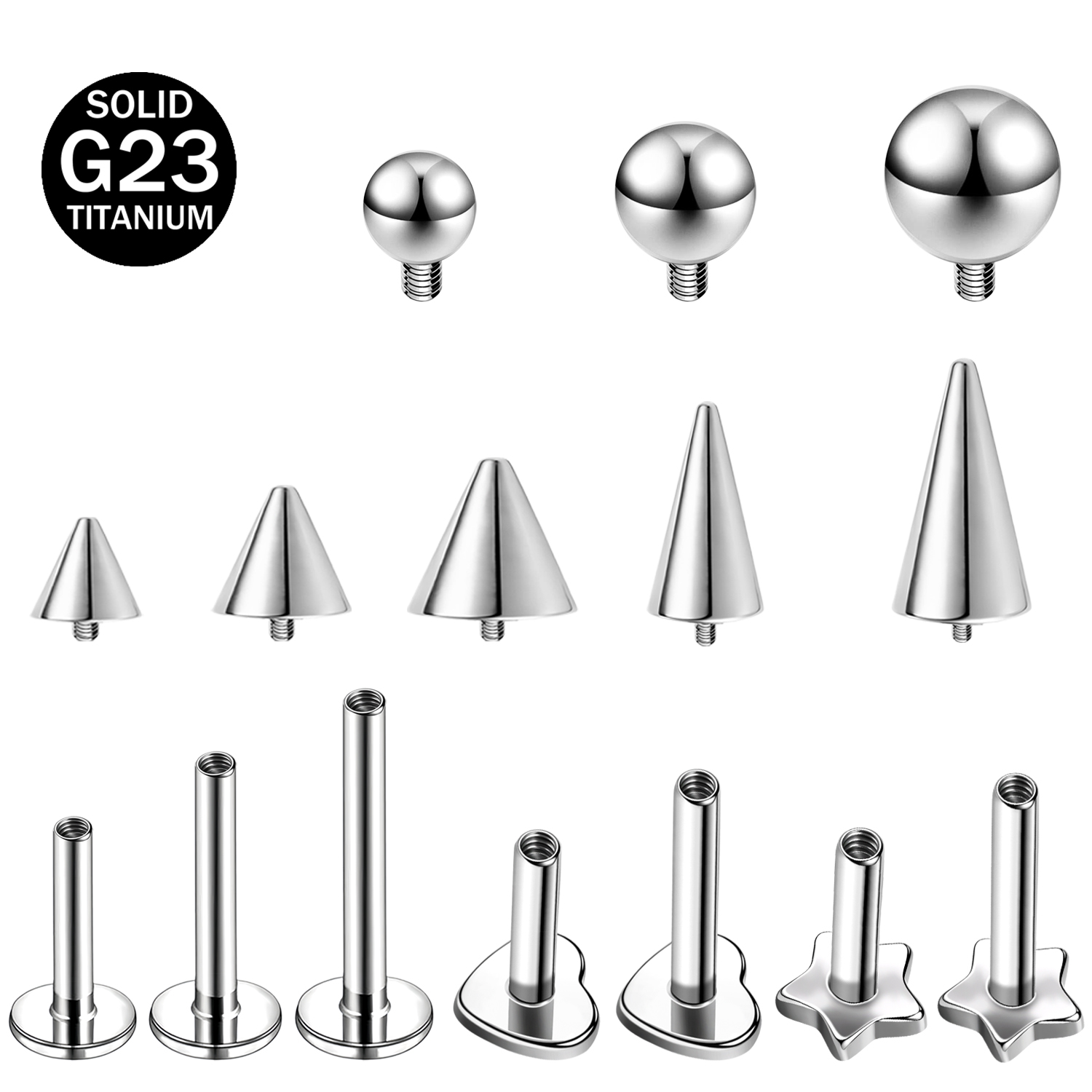 ZS 1PC gwiazda serce Spike Lip – Helix Cartilage Ring recenzja i cena