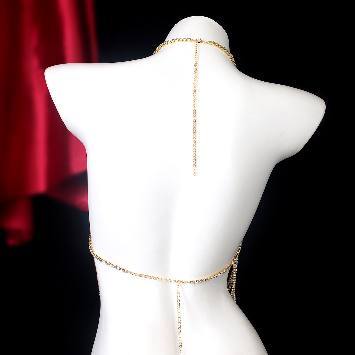 Luksusowe frędzle w paski w st – Body Jewelry Harness recenzja i cena