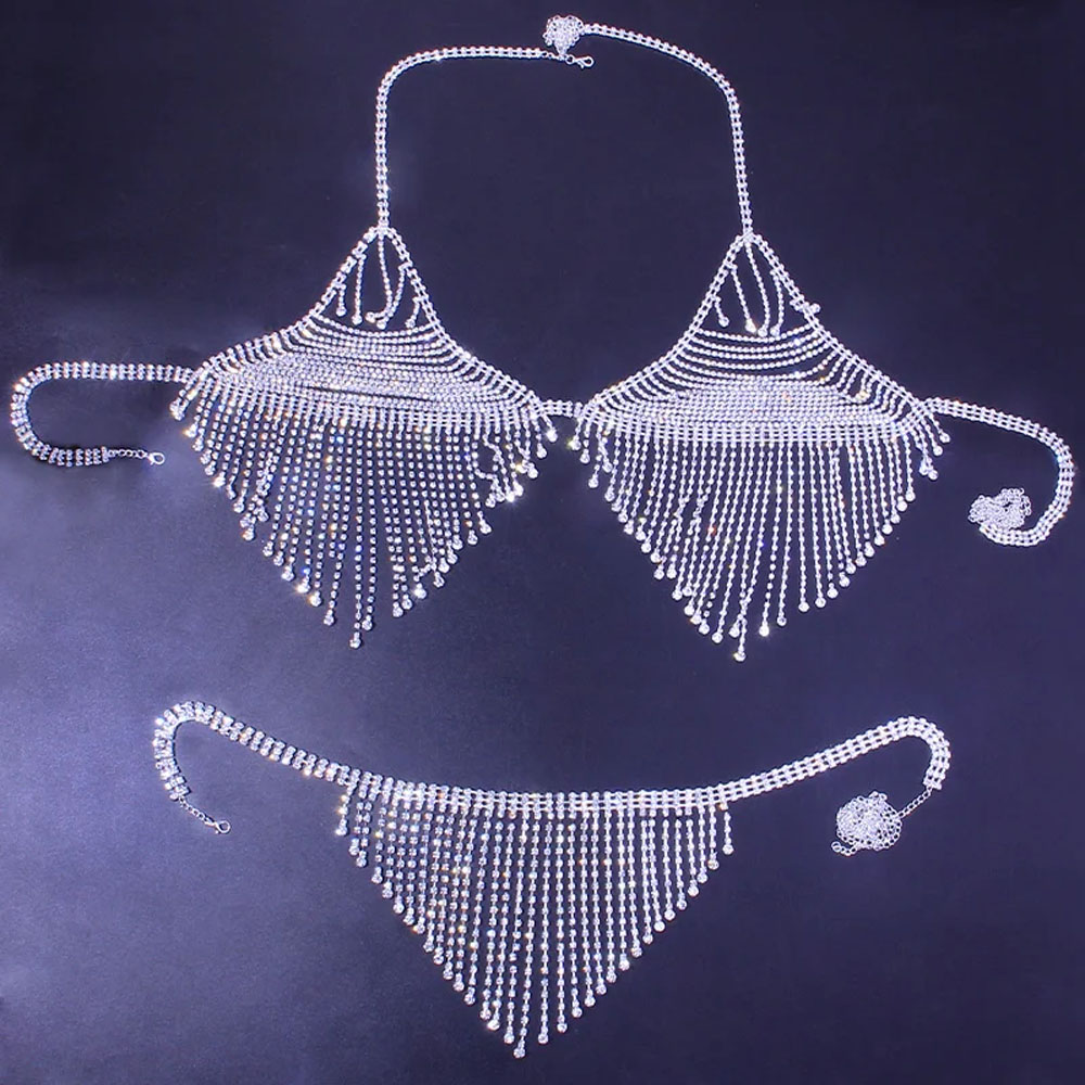Biustonosz z z kryształu górsk – Body Jewelry Harness recenzja i cena