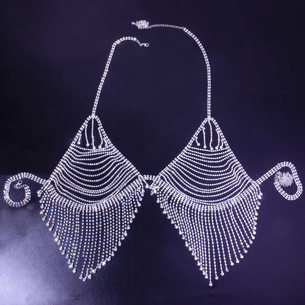 Biustonosz z z kryształu górsk – Body Jewelry Harness recenzja i cena