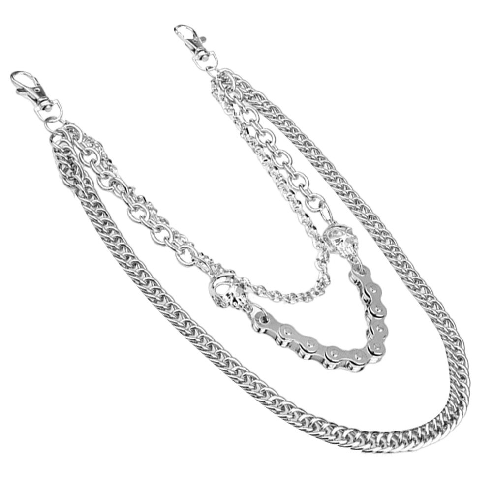 1 szt. Męski srebrny łańcuch d – Body Jewelry Ideas recenzja i cena
