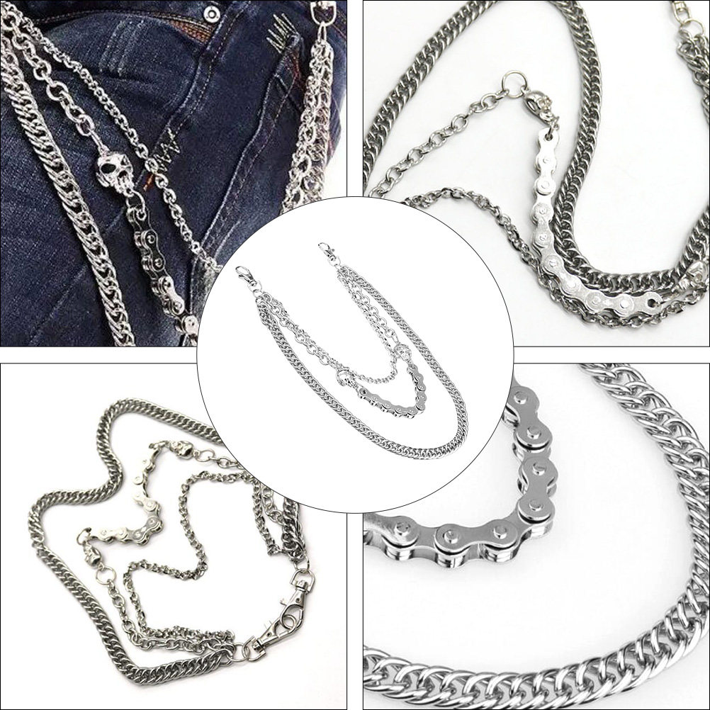 1 szt. Męski srebrny łańcuch d – Body Jewelry Ideas recenzja i cena