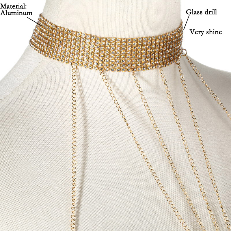 Łańcuszek do ciała w kolorze z – Body Jewelry Harness recenzja i cena