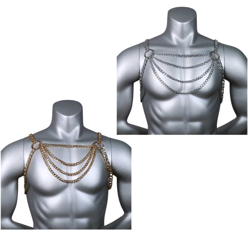 Męski seksowny metalowy łańcus – Body Jewelry Harness recenzja i cena