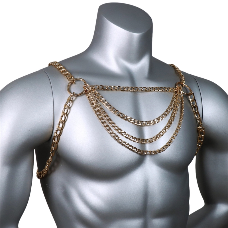 Męski seksowny metalowy łańcus – Body Jewelry Harness recenzja i cena