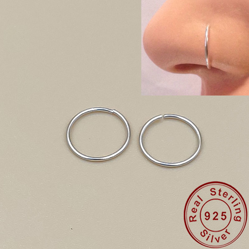 925 srebrny kolczyk w nosie li – Helix Cartilage Ring recenzja i cena