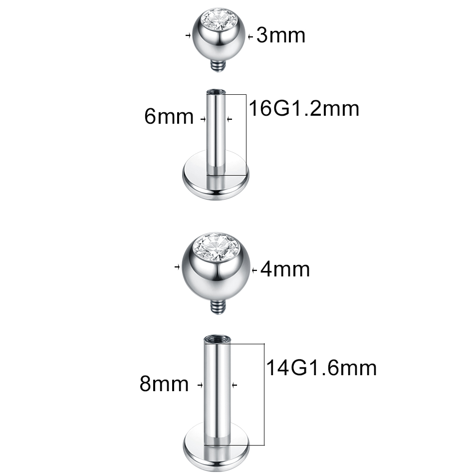 G23 Titanium Labret Piercing L – Helix Cartilage Ring recenzja i cena