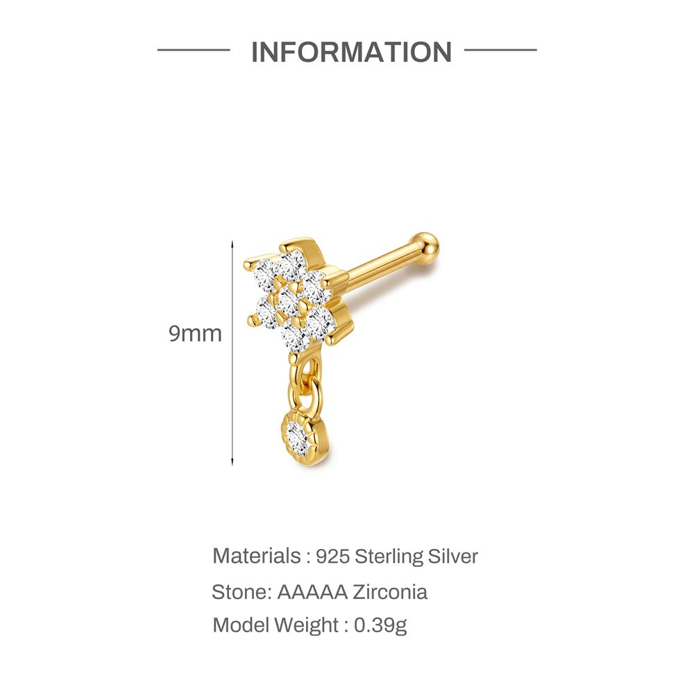 Aide 925 Srebro Próby Kwiat Cy – Helix Cartilage Ring recenzja i cena