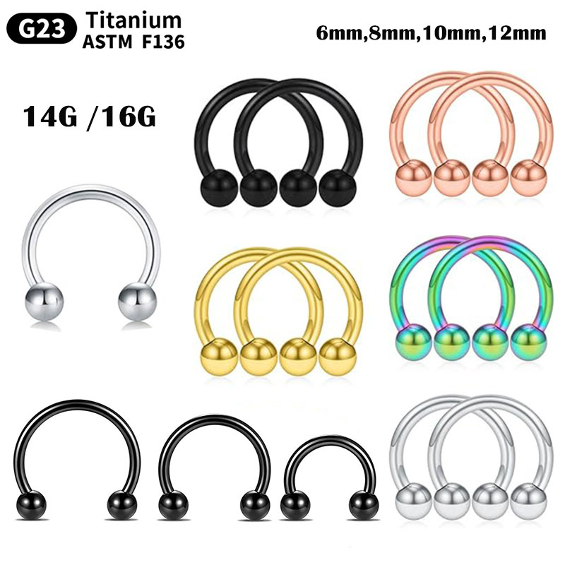1/5 sztuk tytanowa podkowa prz – Helix Cartilage Ring recenzja i cena