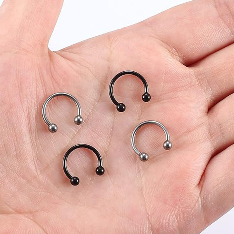 1/5 sztuk tytanowa podkowa prz – Helix Cartilage Ring recenzja i cena
