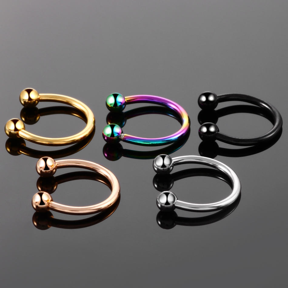 1/5 sztuk tytanowa podkowa prz – Helix Cartilage Ring recenzja i cena