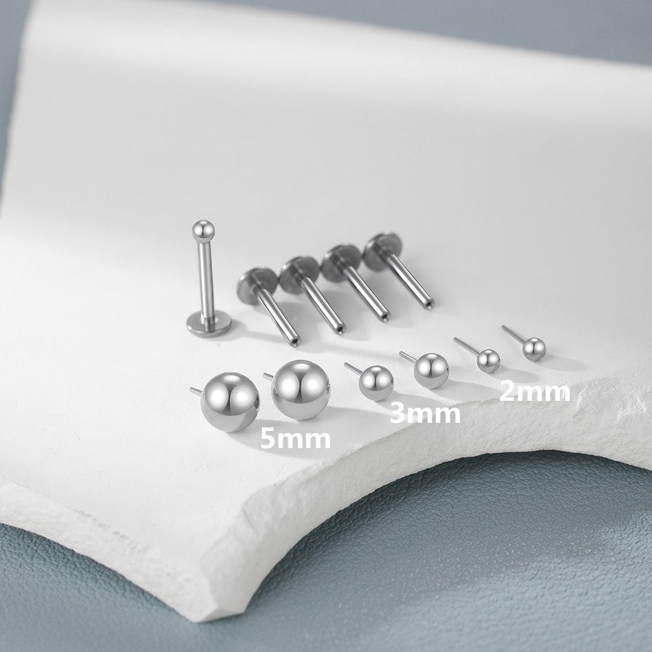 1/10szt Tytanowe kulki wciskan – Helix Cartilage Ring recenzja i cena